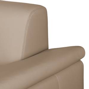 3-Sitzer Sofa Termon - Bodennah Cappuccino - Echtleder Roda: Beige