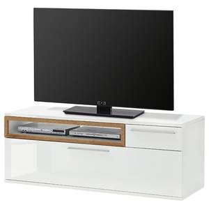 Meuble TV Ledigos I Blanc brillant / Blanc