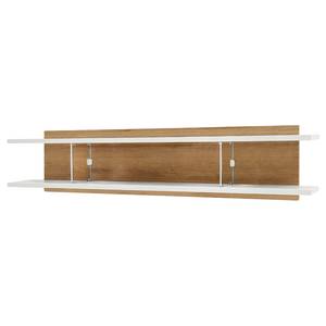 Wandplank Ledigos wit/Riviera eikenhouten look