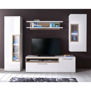 Tv-kast Ledigos II hoogglans wit/wit