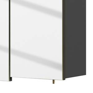 Spiegelkast Quickset 311 I inclusief verlichting - antracietkleurig - Breedte: 68 cm