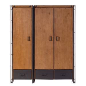 Garderobekast Manchester II 166cm (3-deurs) - Breedte: 166 cm