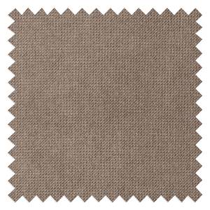 Wohnlandschaft Tanete Strukturstoff - Warmes Beige - Longchair davorstehend rechts / Ottomane links - Keine Funktion