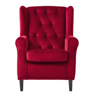 Oorfauteuil Luro fluweel - Velours Gala: Magenta