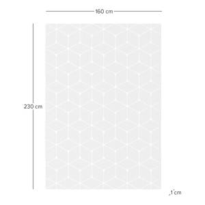 Tappeto da esterno e interno Kusel Fibra sintetica - Grigio chiaro - 160 x 230 cm