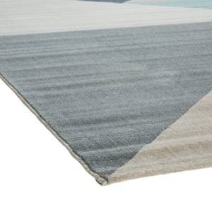 Tapis à poils courts Ulm Fibres synthétiques - Crème / Gris clair