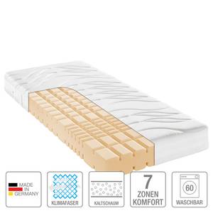 Matelas en mousse confort 7 zones 90 x 190cm