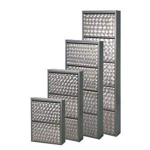 Schoenenkast Cabinet Zilver - 50 x 102 x 15 cm