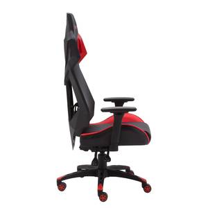 Gaming Chair mcRacing B Kunstleder - Schwarz / Rot