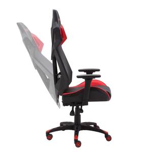 Chaise gamer mcRacing B2 Imitation cuir - Noir / Rouge