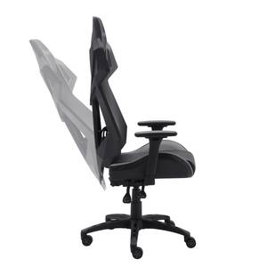 Gaming Chair mcRacing B Kunstleder - Schwarz / Grau