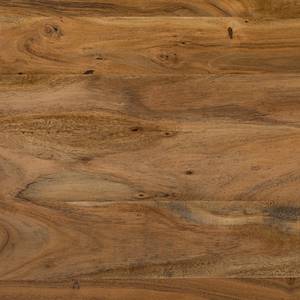 Table de chevet Woodson Acacia massif - Acacia marron clair / Anthracite - 65 cm - Acacia Marron clair