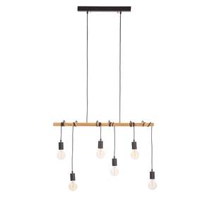 Hanglamp Chard staal - 6 lichtbronnen