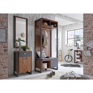 Garderobe Marton Stirling eikenhouten look/licht antracietkleurig