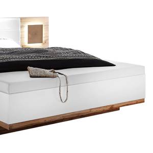 Bedframe Lentia (3 delig) Bruin - Wit - Plaatmateriaal - 305 x 100 x 239 cm