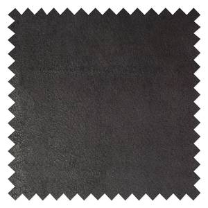 Armleunstoel Ermelo III draaibaar - kunstleer/massief eikenhout - Vintage zwart