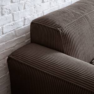 3-Sitzer Sofa LORALAI Cord - Cordstoff Lola: Espresso