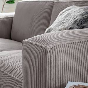 3-Sitzer Sofa LORALAI Cord - Cordstoff Lola: Hellgrau