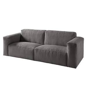 3-Sitzer Sofa LORALAI Cord - Cordstoff Lola: Grau