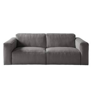 3-Sitzer Sofa LORALAI Cord - Cordstoff Lola: Grau