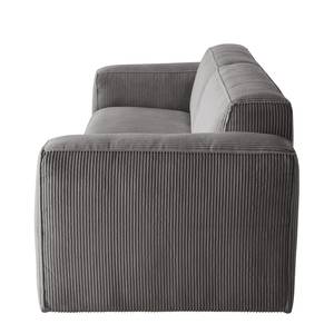 3-Sitzer Sofa LORALAI Cord - Cordstoff Lola: Grau