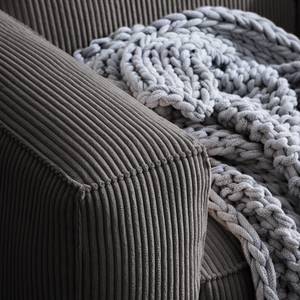 3-Sitzer Sofa LORALAI Cord - Cordstoff Lola: Grau