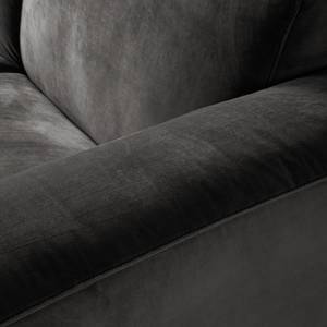 3-Sitzer Sofa LORALAI Samt Ravi: Grau