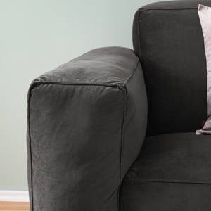 3-Sitzer Sofa LORALAI Samt Ravi: Grau