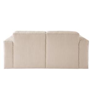 2-Sitzer Sofa LORALAI Cord - Cordstoff Lola: Creme