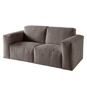 2-Sitzer Sofa LORALAI Cord - Cordstoff Lola: Espresso