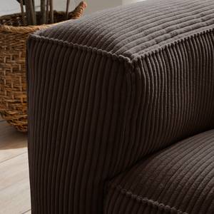 2-Sitzer Sofa LORALAI Cord - Cordstoff Lola: Espresso