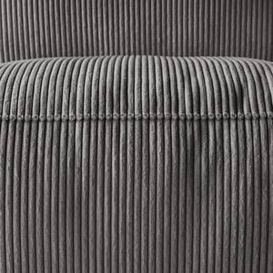 2-Sitzer Sofa LORALAI Cord - Cordstoff Lola: Grau