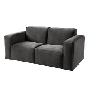 2-Sitzer Sofa LORALAI Samt Ravi: Grau