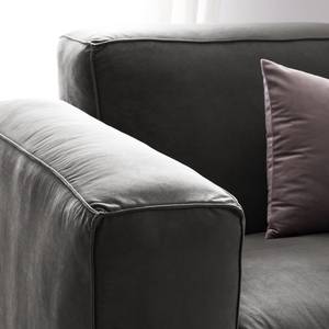 2-Sitzer Sofa LORALAI Samt Ravi: Grau