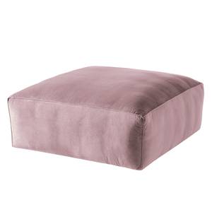 Gestoffeerde hocker LORALAI Fluweel - Velours Ravi: Mauve