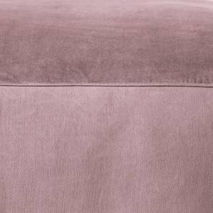 Gestoffeerde hocker LORALAI Fluweel - Velours Ravi: Mauve