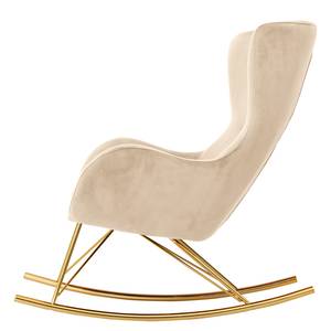 Rocking chair Skamby Velours - Crème