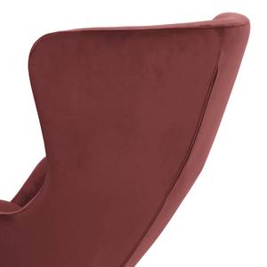 Rocking chair Skamby Velours - Rouge Bordeaux