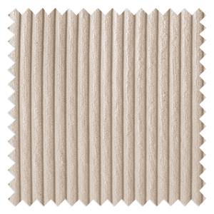 Polstergarnitur 3-2-Hocker LORALAI Cord - Cordstoff Lola: Creme