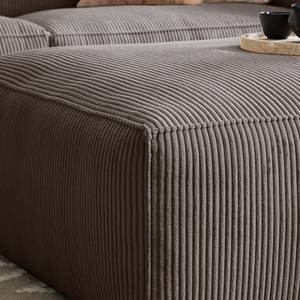 Polstergarnitur 3-2-Hocker LORALAI Cord - Cordstoff Lola: Espresso