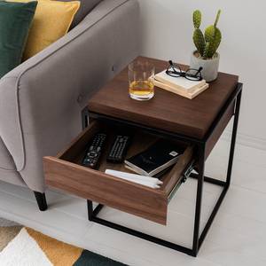 Table d’appoint Rizo Marron / Noir