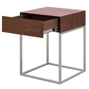Tavolino Meg Materiale a base di legno/metallo — marrone/argento