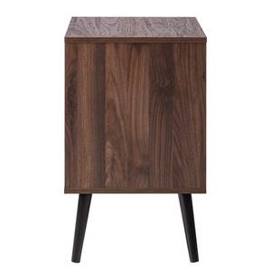 Table de chevet GJORA 1 porte Imitation noyer