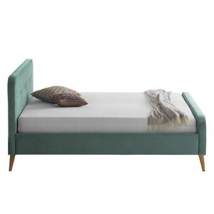 Polsterbett Klink Microfaser - Mint / Sand - Mint - 140 x 200cm