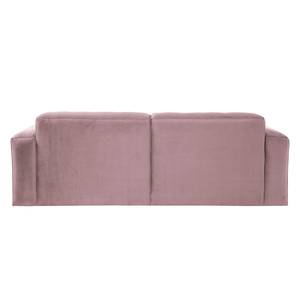 Bankstellen 3-, 2-zits, hocker LORALAI Velours Ravi: Mauve