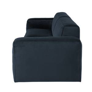 Bankstellen 3-, 2-zits, hocker LORALAI Fluweel - Velours Ravi: Donkerblauw