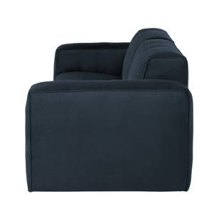 Bankstellen 3-, 2-zits, hocker LORALAI Fluweel - Velours Ravi: Donkerblauw