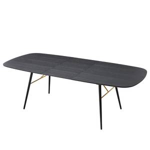 Table extensible Moyo Placage Chêne/ Métal - Chêne noir / Noir