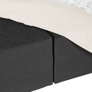 Lit boxspring Kinx Coton Kielo: Blanc - 180 x 200cm - D2 souple - 130 cm