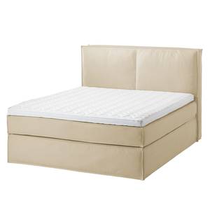 Lit boxspring Kinx Coton Kielo: Sable - 180 x 200cm - D2 souple - 130 cm